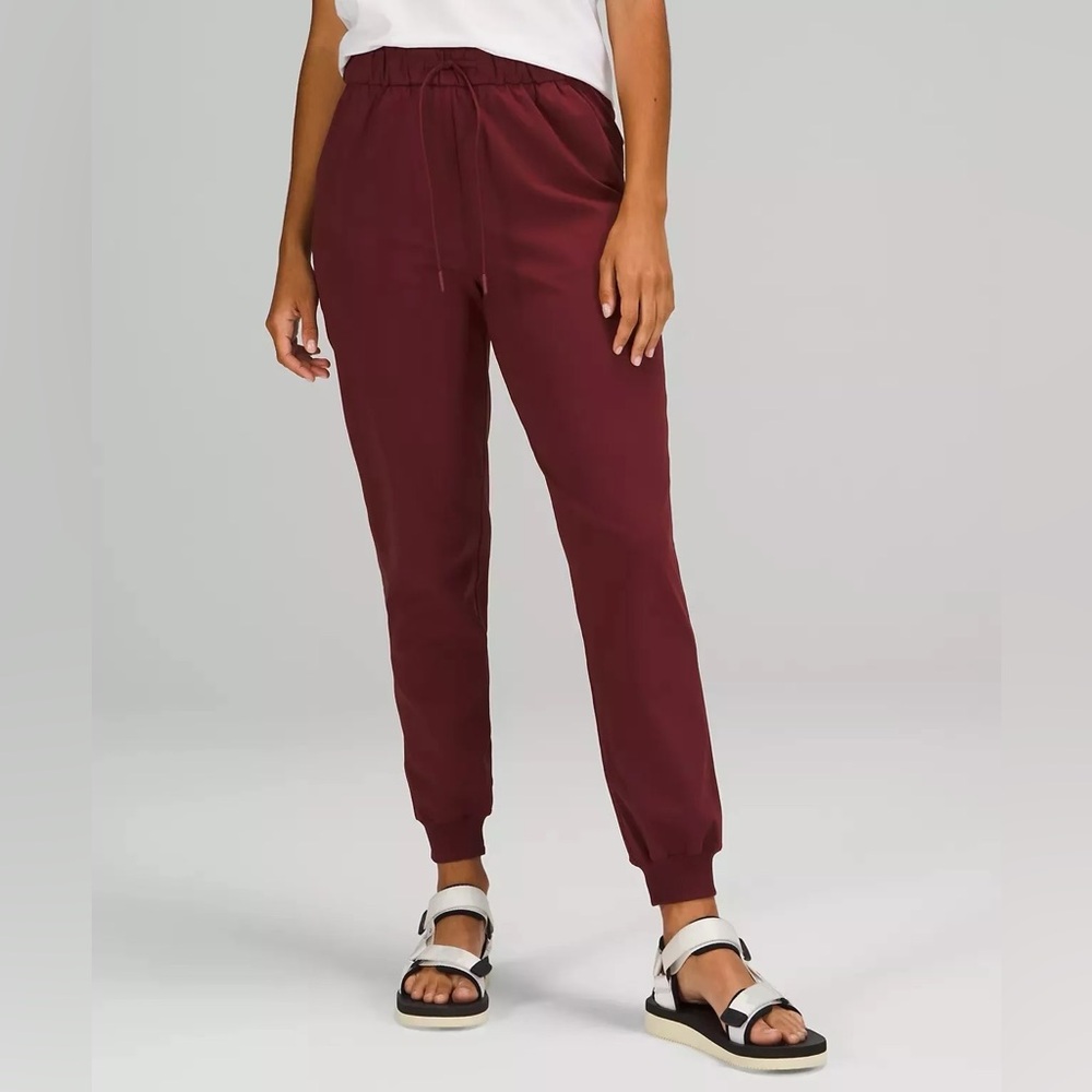 lululemon athletica Women's Burgundy Track Joggers